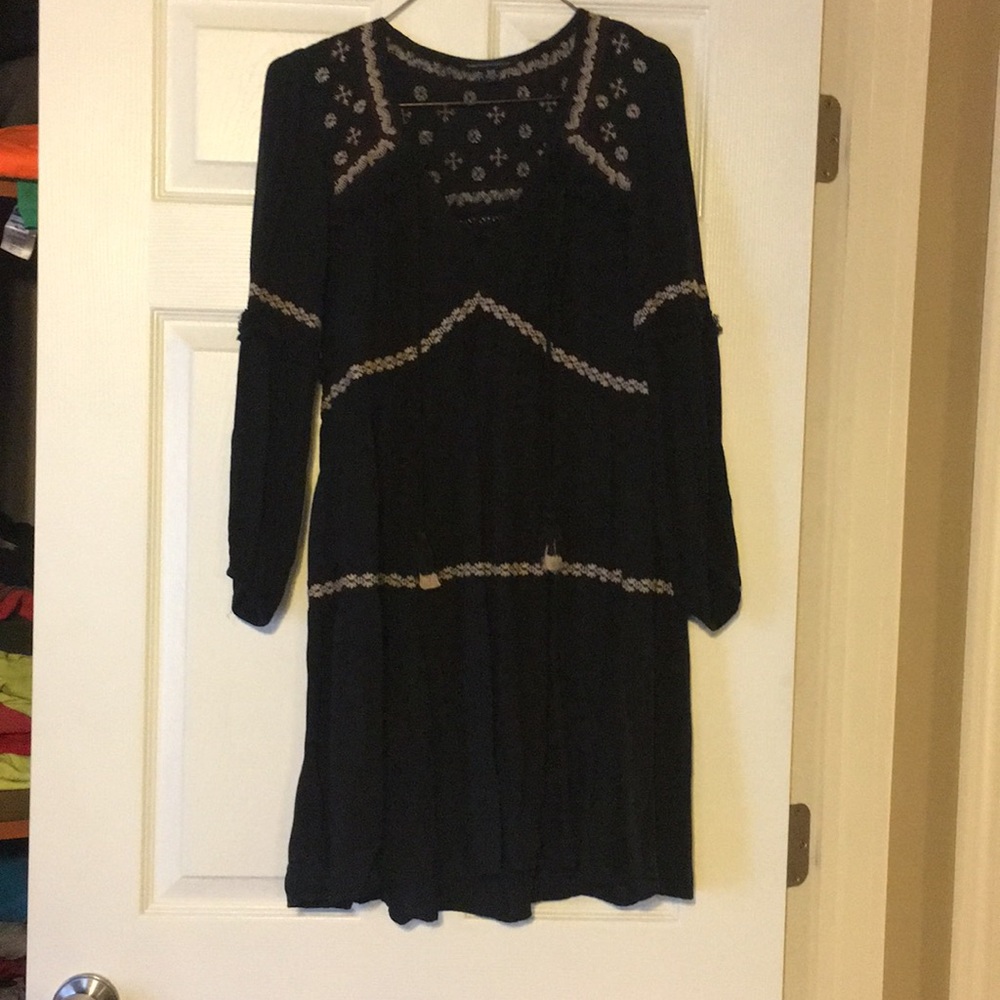Black flowy dress